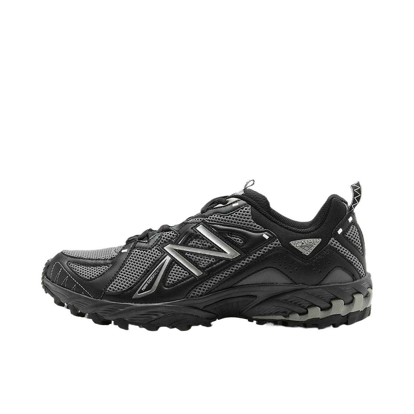 推荐商品：New Balance 610 跑鞋 机能透气防滑耐磨复古百搭简约舒适低帮户外功能鞋圆头 黑色/银色