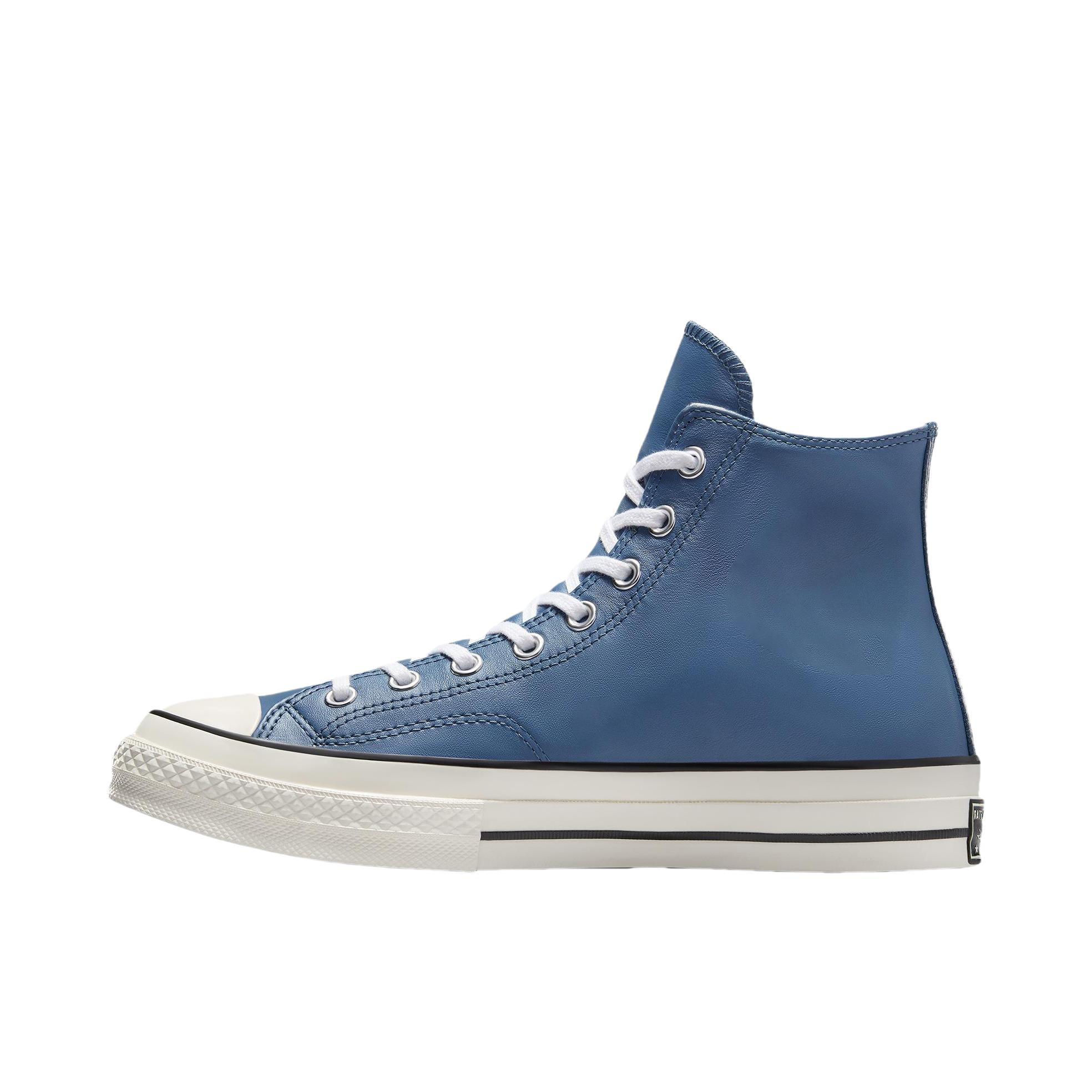 推荐商品：Converse/匡威 Chuck 70 帆布鞋 防滑耐磨轻便透气舒适百搭拼接感方头贴合 蓝色