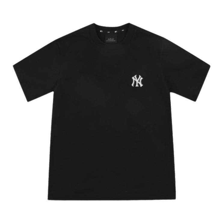 【李汶翰同款】MLB 纽约洋基队 大标美职棒后背印花圆领套头正肩情侣短袖T恤 男女同款 31TS03131