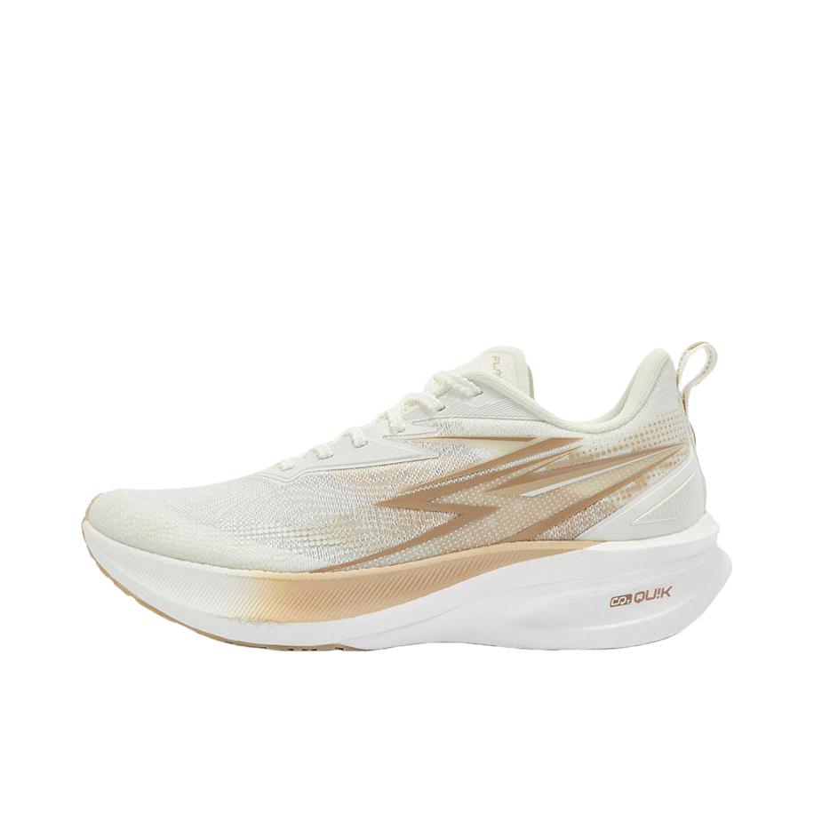 推荐商品：361度 竞速 防滑耐磨 舒适缓震 潮流 跑鞋 672512225F 羽毛白/杏茶色