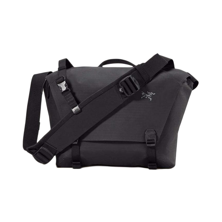 Arc'teryx/始祖鸟 GRANVILLE 简约时尚休闲情侣款尼龙单肩斜挎手提包 黑色 X000009621
