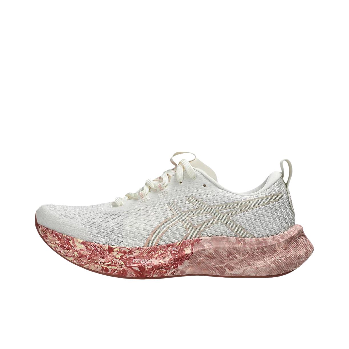推荐商品：Asics/亚瑟士 Noosa Tri 16 跑鞋 缓震支撑网布透气防滑耐磨舒适轻量回弹圆头竞速织物抓地 白色