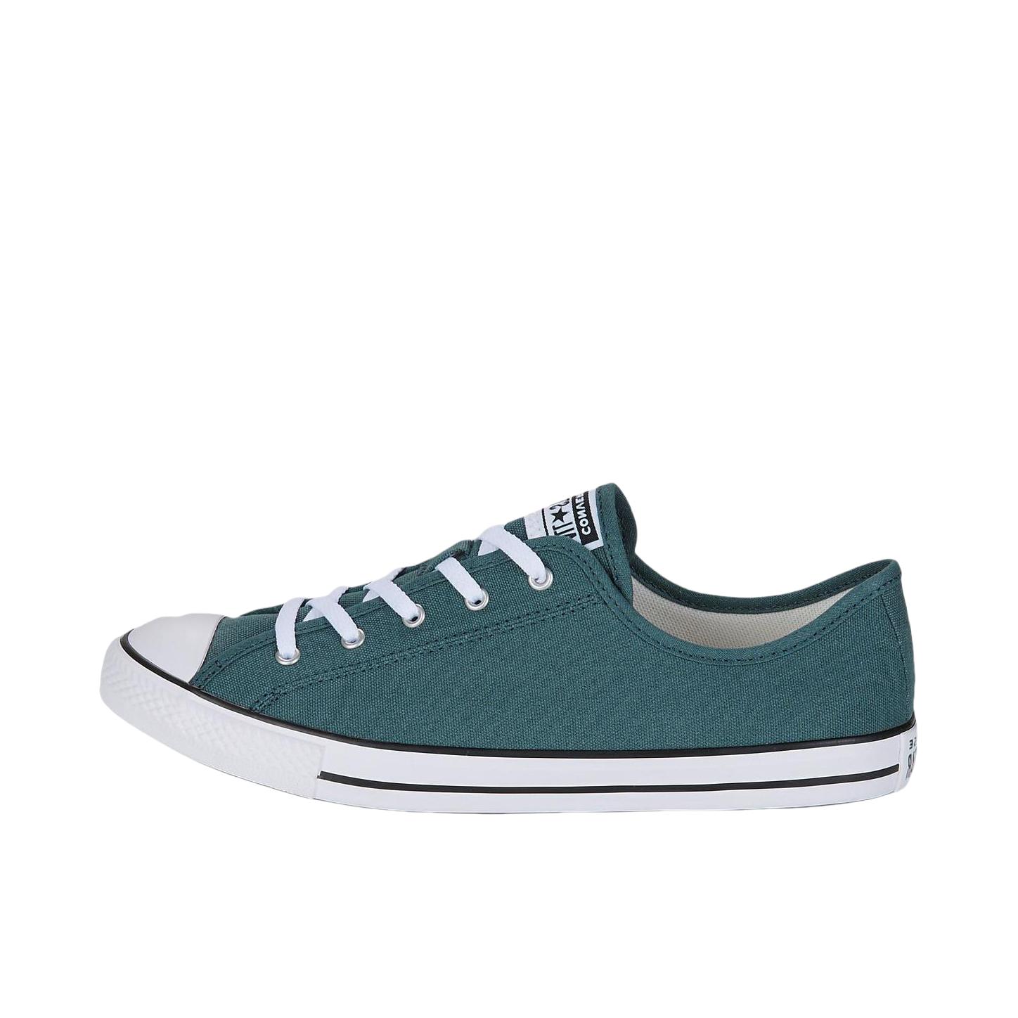 推荐商品：Converse/匡威 All Star Dainty 帆布鞋 防滑耐磨舒适轻便透气橡胶底圆头休闲时尚运动 绿色