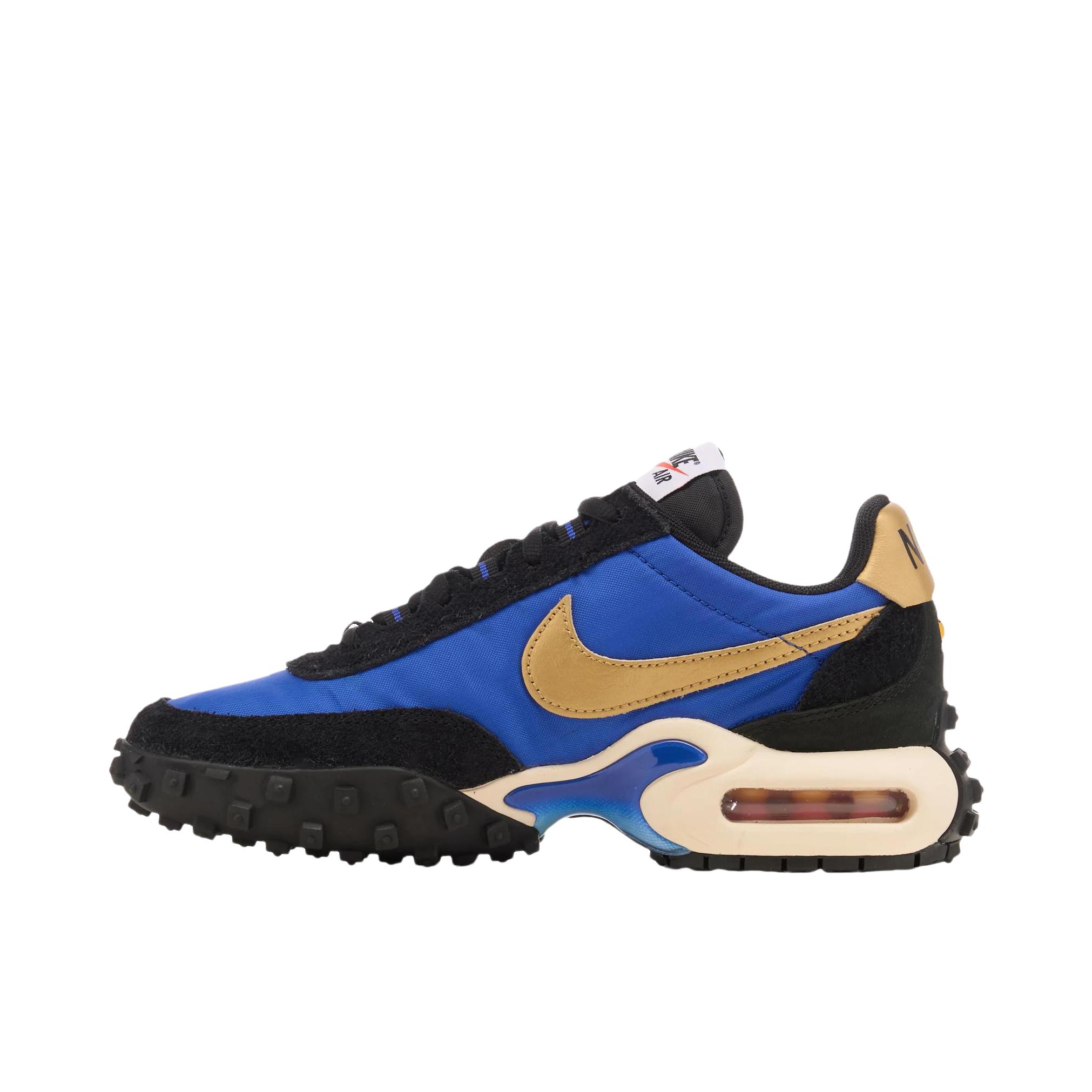 推荐商品：Nike Air Max Waffle 时尚 百搭 运动休闲鞋 蓝色/黑色
