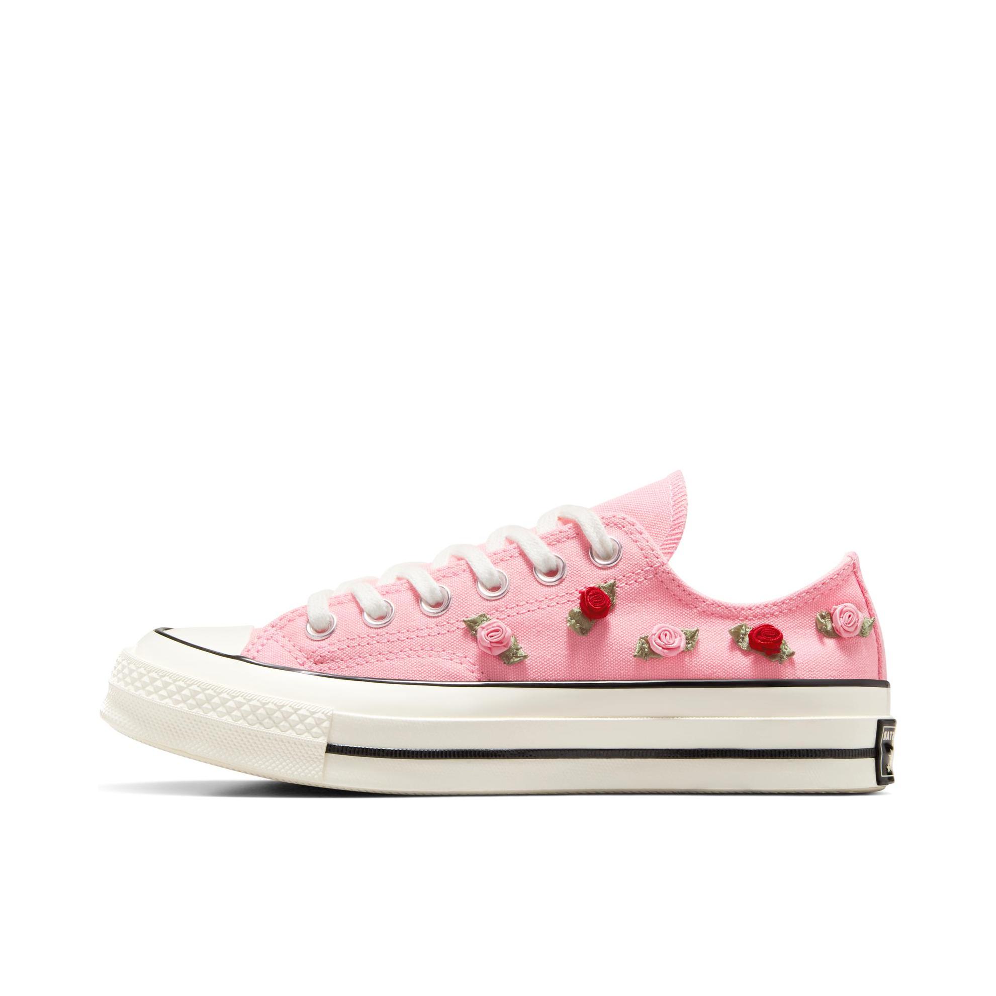 推荐商品：Converse/匡威 Chuck Taylor 70S SEASONAL 帆布鞋 防滑系带圆头 女款/浅粉色 