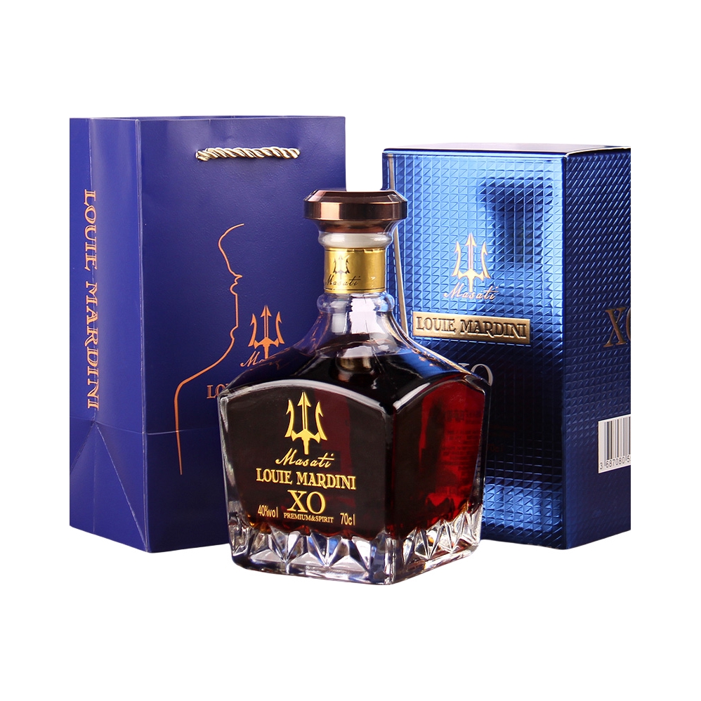 推荐商品：LOUIE MARDINI/路易玛迪尼 玛萨蒂XO 700ml 40度 白兰地 盒装