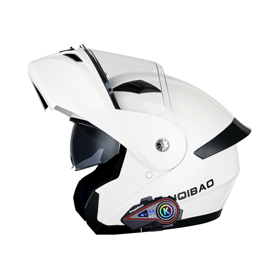 推荐商品：酷骑宝 3C认证 ABS 双镜片 耐磨 k23蓝牙 摩托车头盔