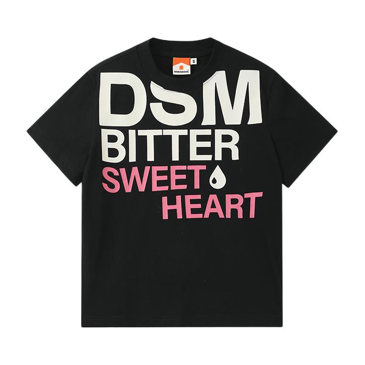 DONSMOKE T恤 2025SS 速干正肩微弹短袖T恤 DSM25320233T 黑