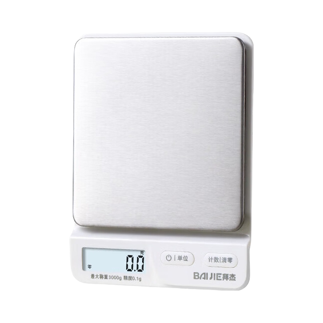 推荐商品：拜杰 I-2000 厨房秤 不锈钢 准确测重 高精度