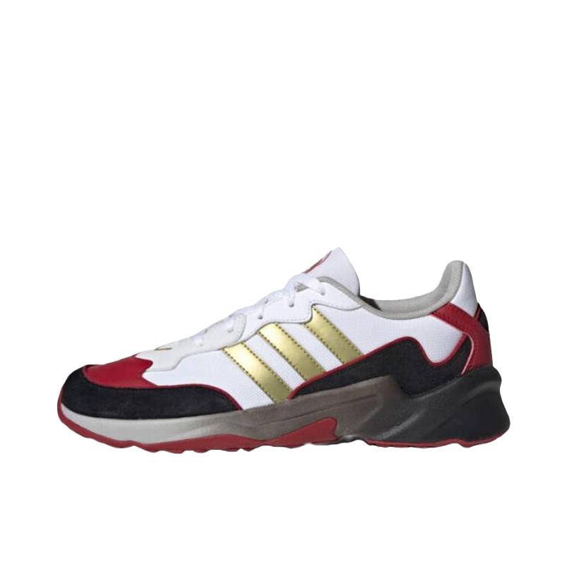 推荐商品：adidas 20-20 FX 跑鞋 轻便透气防滑耐磨舒适织物复古百搭拼接 王者荣耀联名