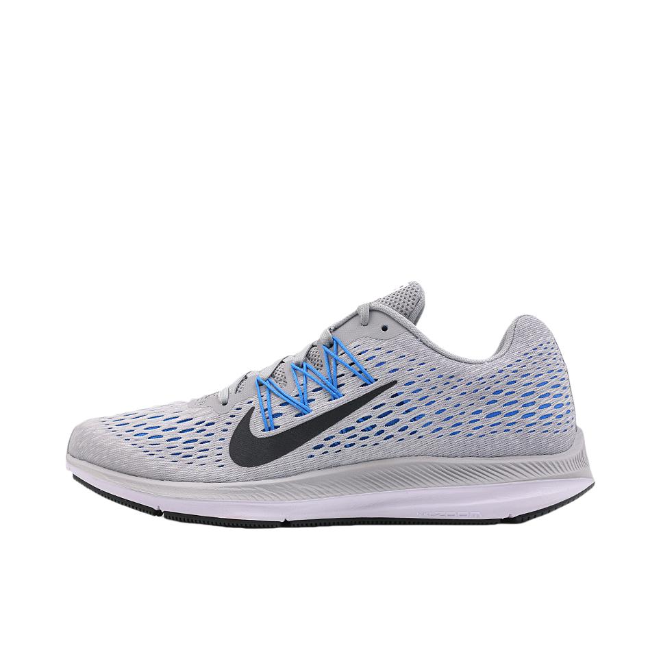 推荐商品：Nike Zoom Winflo 5 跑鞋 缓震回弹网面透气耐磨轻便时尚百搭 Wolf Grey 灰蓝