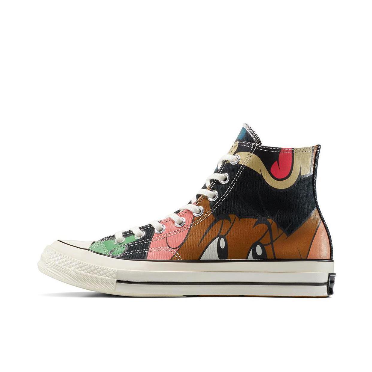 推荐商品：Converse/匡威 Chuck Taylor All Star 帆布鞋 常青款轻便防滑耐磨百搭复古圆头减震贴合高帮 Tom&Jerry联名/黑色/棕色