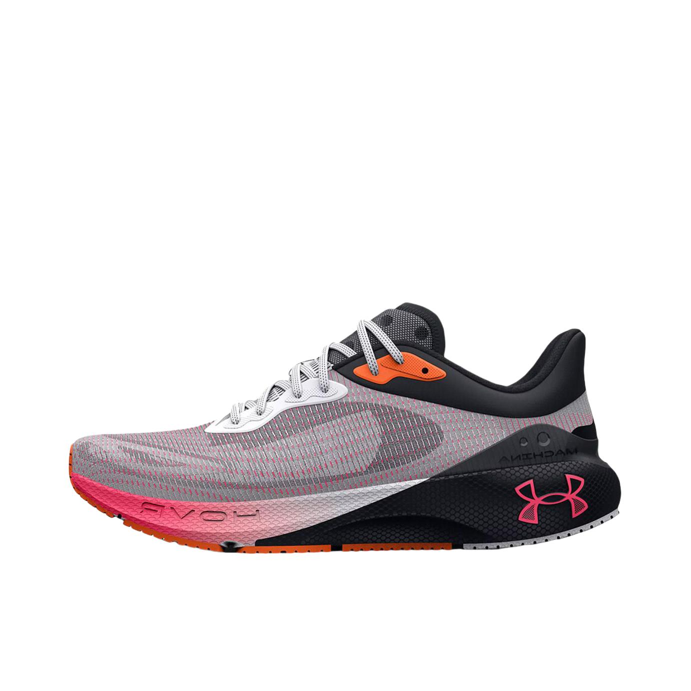 推荐商品：Under Armour/安德玛 HOVR Machina 3 BREEZE 缓震回弹 防滑耐磨 轻便透气 跑鞋 灰色/粉色