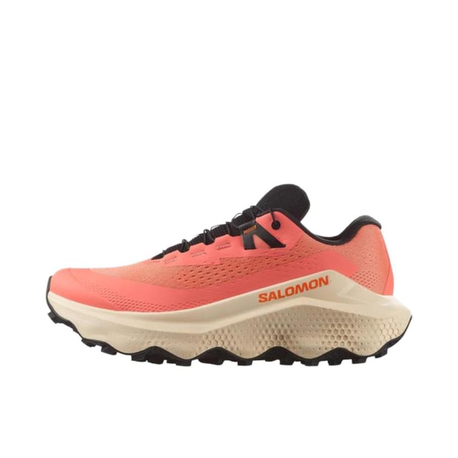 推荐商品：Salomon/萨洛蒙 Ultra Glide 3 越野跑鞋 缓震柔软防滑耐磨低帮 女款/橙色/米色 