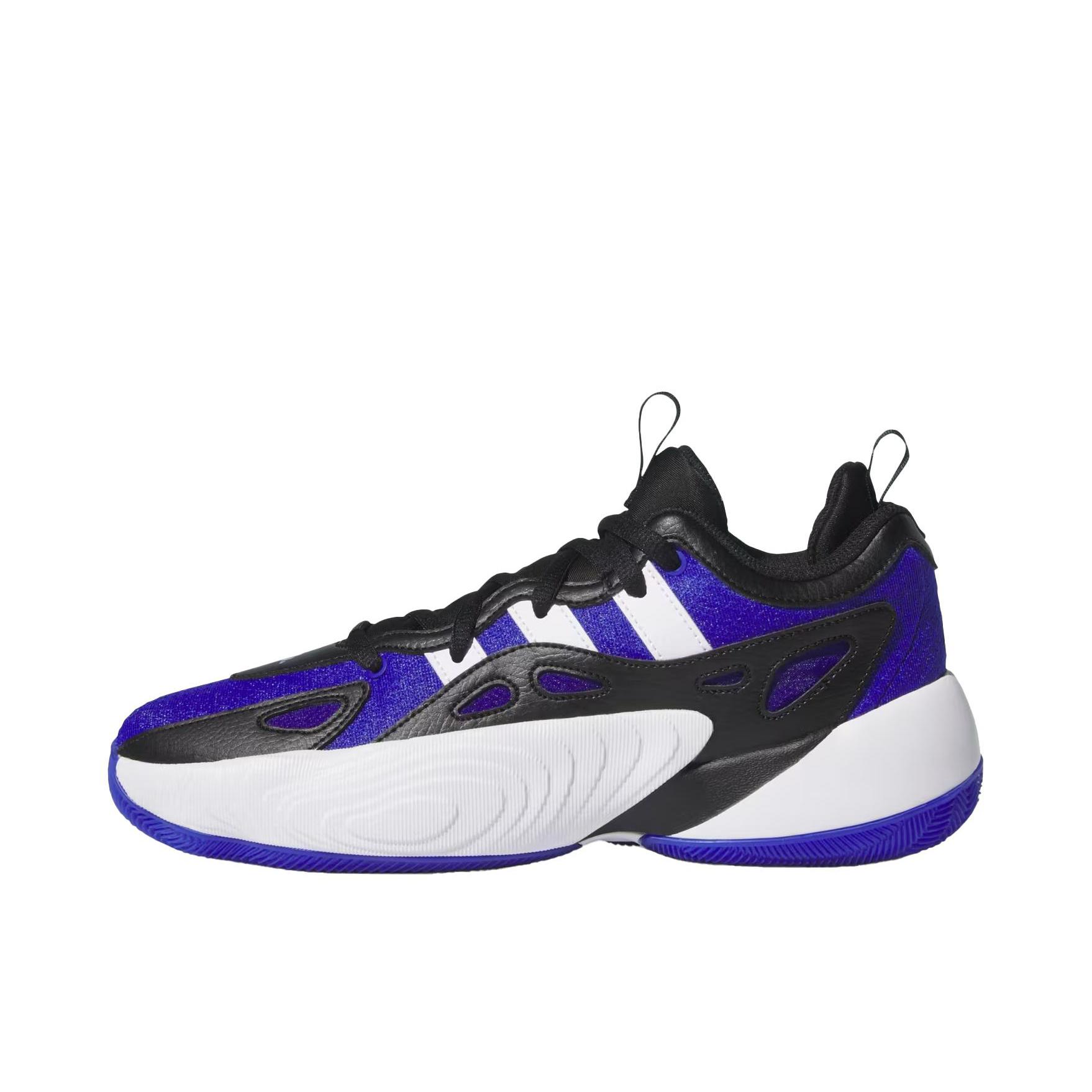 推荐商品：adidas Trae Unlimited 2 篮球鞋 耐磨圆头轻巧耐用 蓝色/黑色/白色