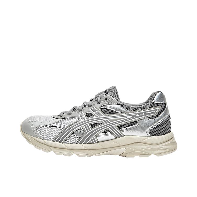 推荐商品：Asics/亚瑟士 Gel-Contana 缓震回弹 灵敏 舒适透气 防滑耐磨 轻便 百搭 支撑 合成革 跑鞋 大童/银色/白色