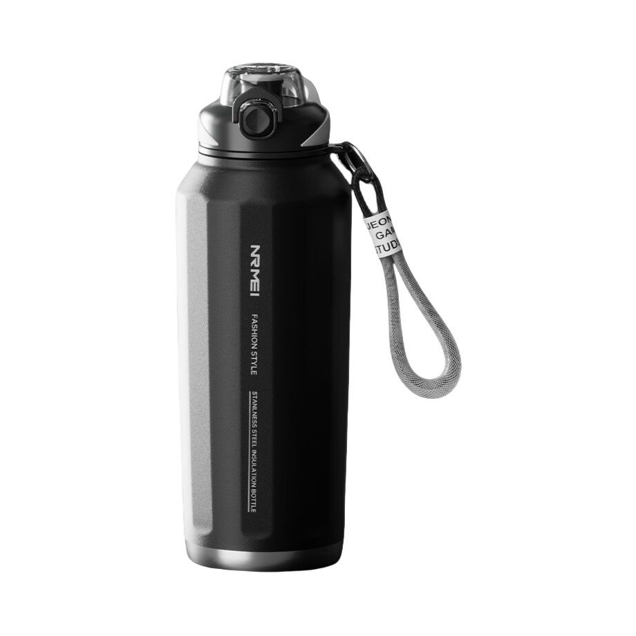 推荐商品：nRMEi/恩尔美 1000ml 双饮式 316不锈钢 保温杯