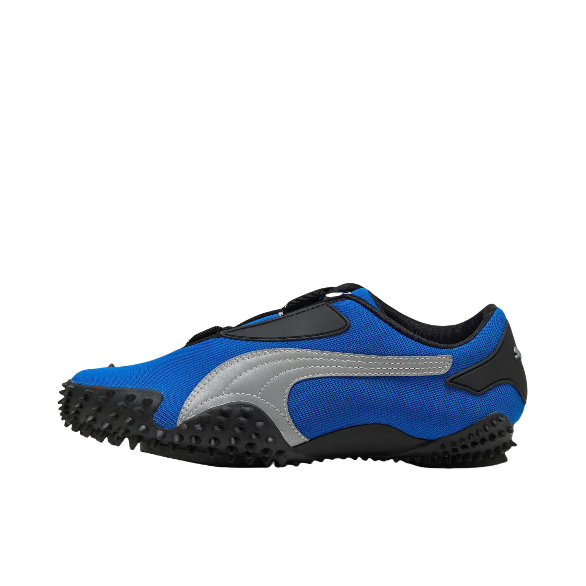 推荐商品：Puma/彪马 Mostro 运动休闲鞋 经典复古防滑耐磨舒适透气圆头网布短跑千禧风薄底贴合 深蓝色/银色
