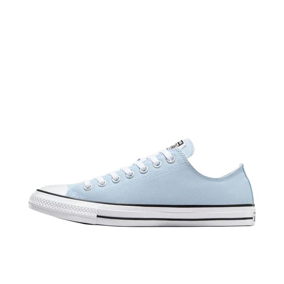 推荐商品：Converse/匡威 Chuck Taylor All Star 帆布鞋 常青款轻便防滑耐磨百搭复古圆头减震贴合高帮 雾蓝色