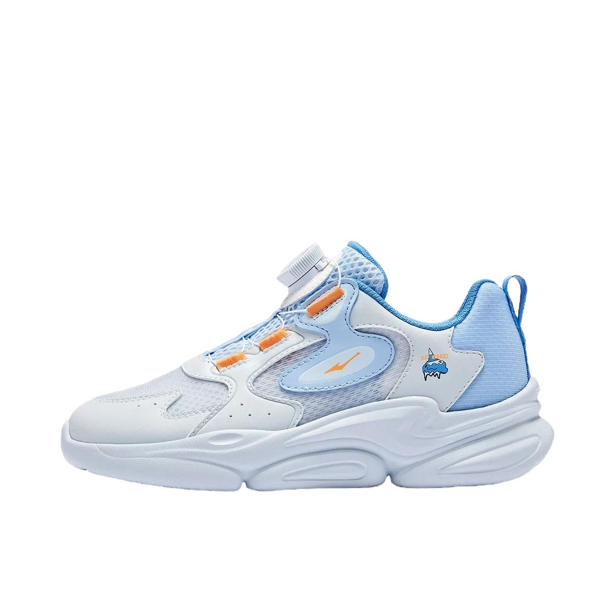 推荐商品：鸿星尔克 防滑 透气 舒适 运动鞋儿童 65125202077 大童/迷雾灰/轻氧蓝