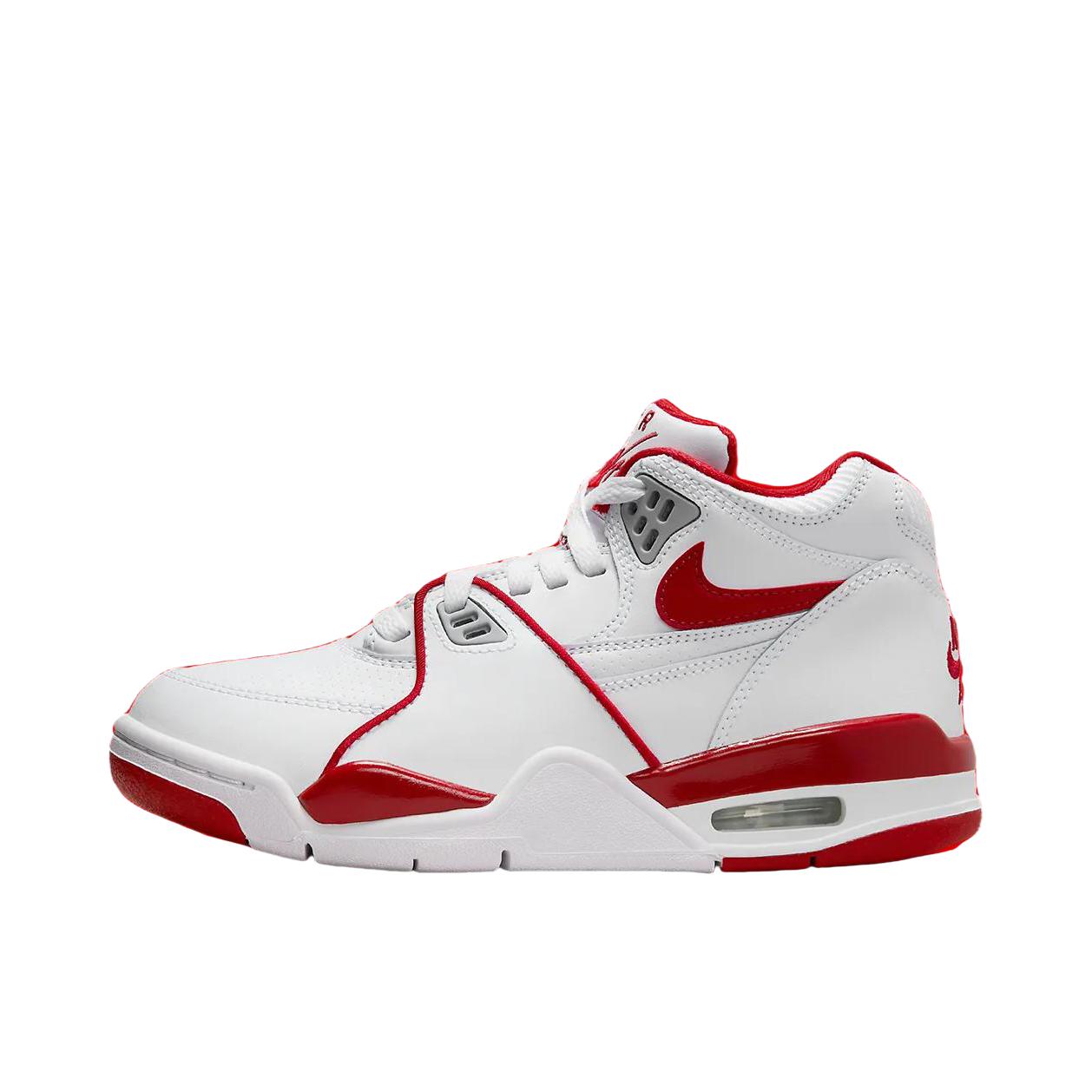 推荐商品：Nike Air Flight 89 篮球鞋 舒适缓震防滑耐磨潮流简约百搭复古轻便 大童/白色/红色