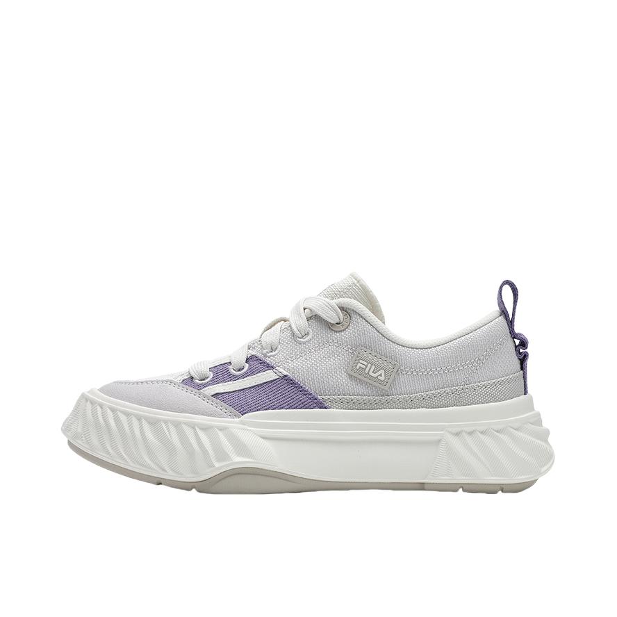 推荐商品：FILA/斐乐 Fosso 防滑耐磨 轻便透气 舒适 潮流百搭 复古 休闲鞋 F12W322301F 女款/淡灰紫/晚霞紫