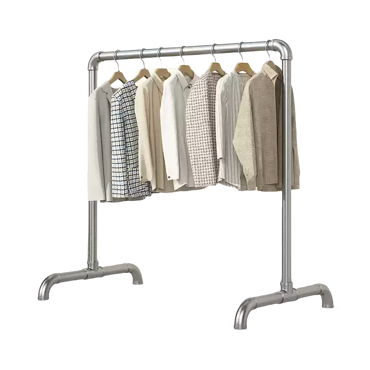 推荐商品：肥猪先森 6分25管不锈钢材质 单杆 落地晾衣架 J2j2X61S