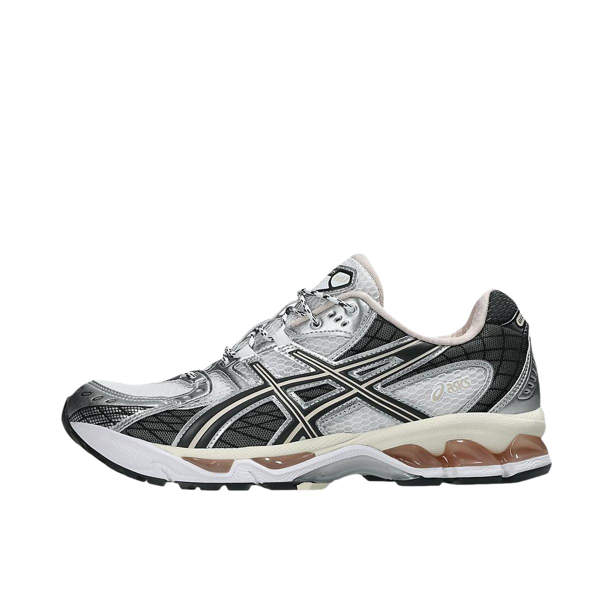 推荐商品：Asics/亚瑟士 GEL-Nimbus 10.1 跑鞋 1复古拼接防滑低帮休闲支撑贴合短跑 白色/黑色/灰色