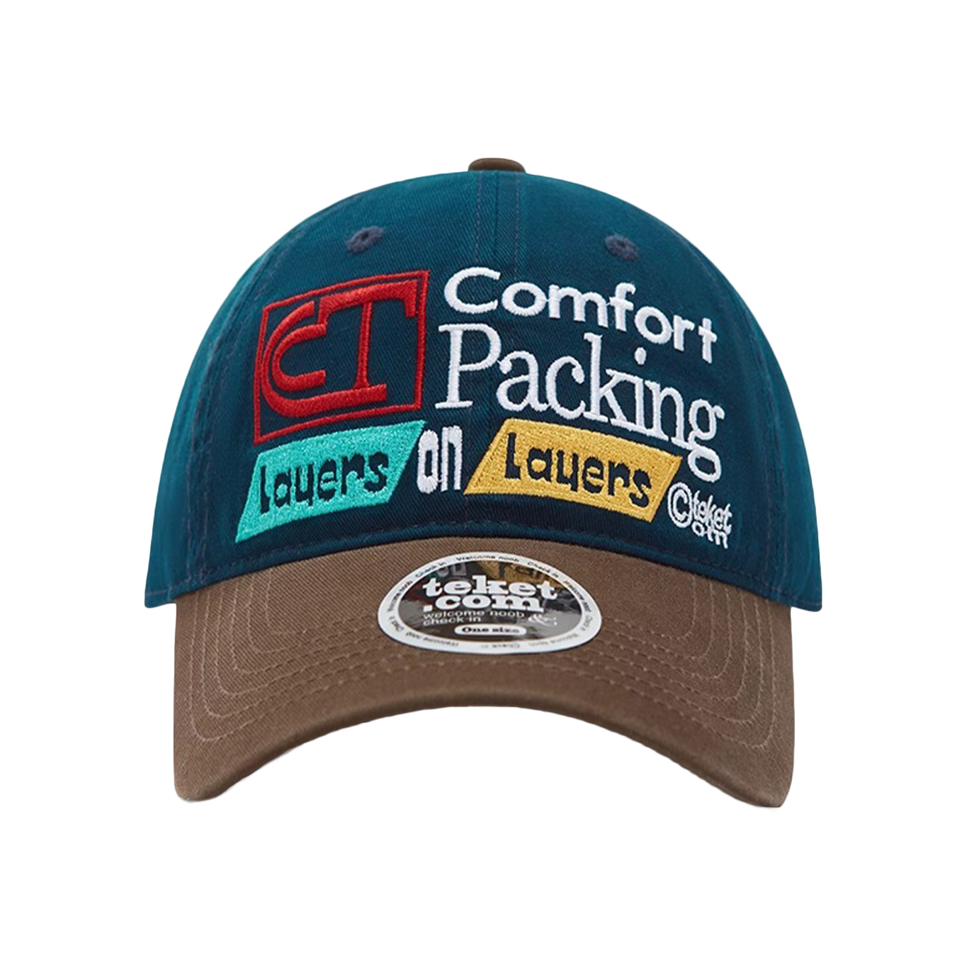 推荐商品：CMFY 25SS撞色字母刺绣遮阳休闲鸭舌帽 CMFY-YS25055