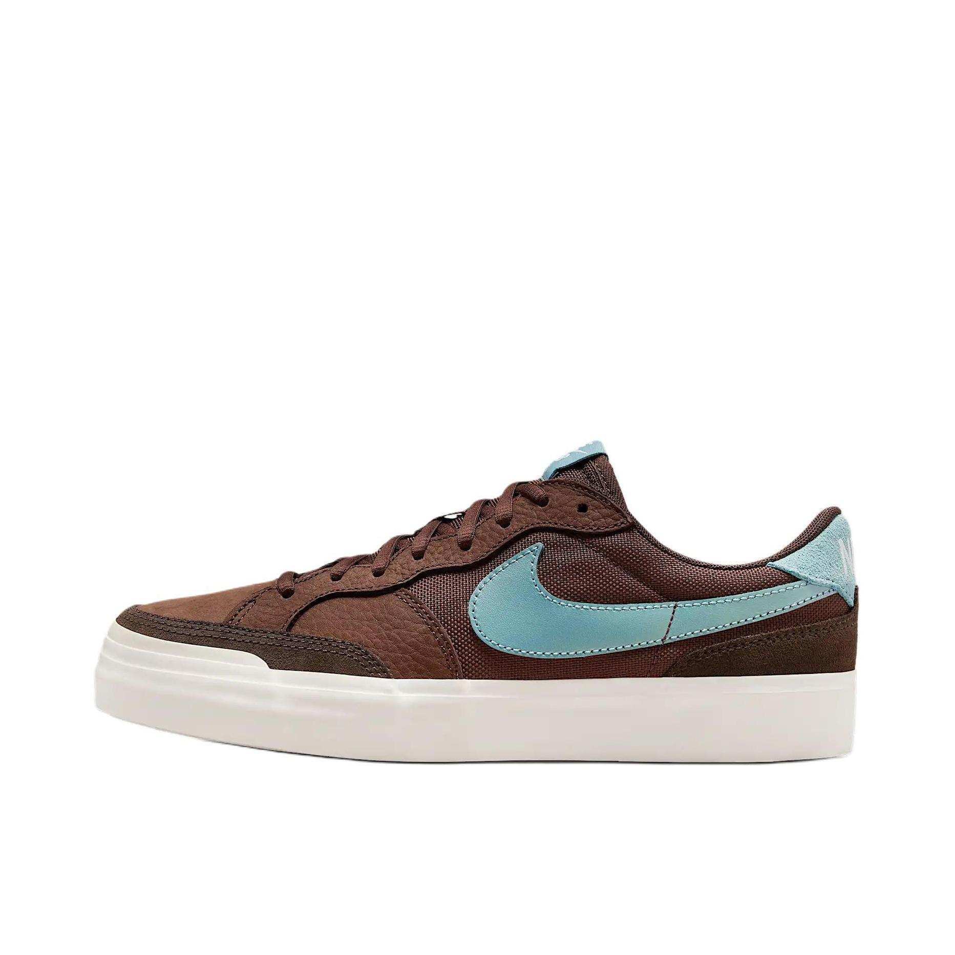 推荐商品：Nike SB Zoom Pogo Plus prm 防滑耐磨 舒适轻便 滑板鞋 女款/棕色/蓝色