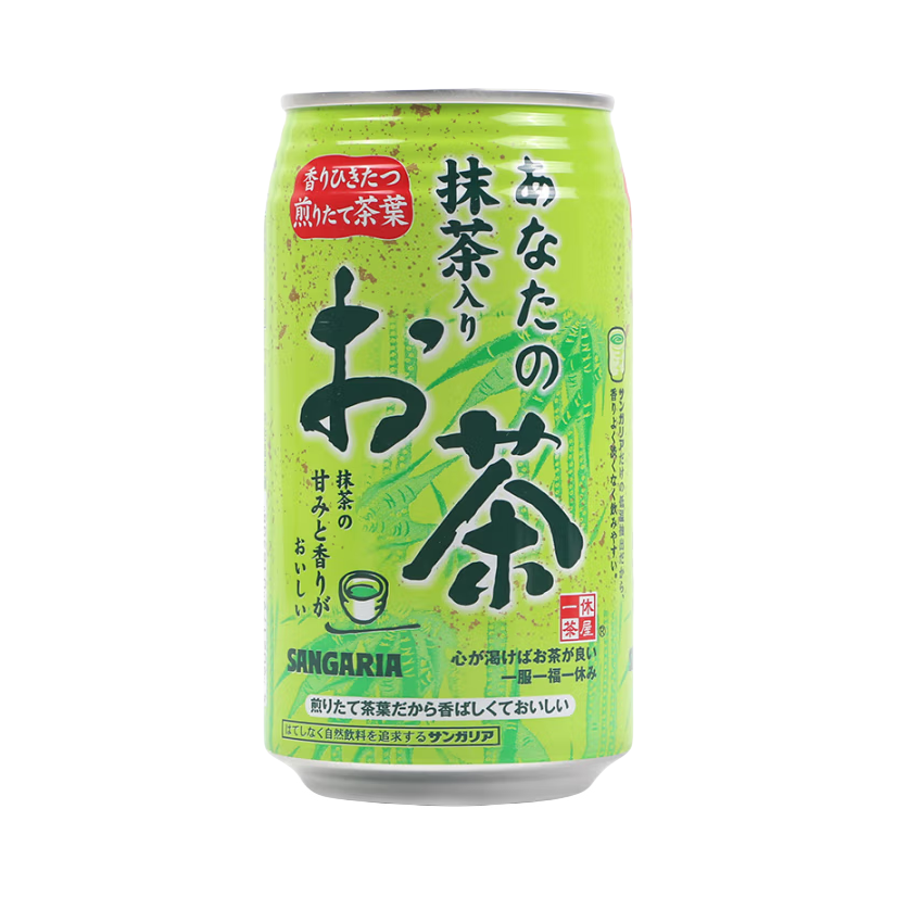 推荐商品：Sangaria 抹茶味饮料 340g 罐装