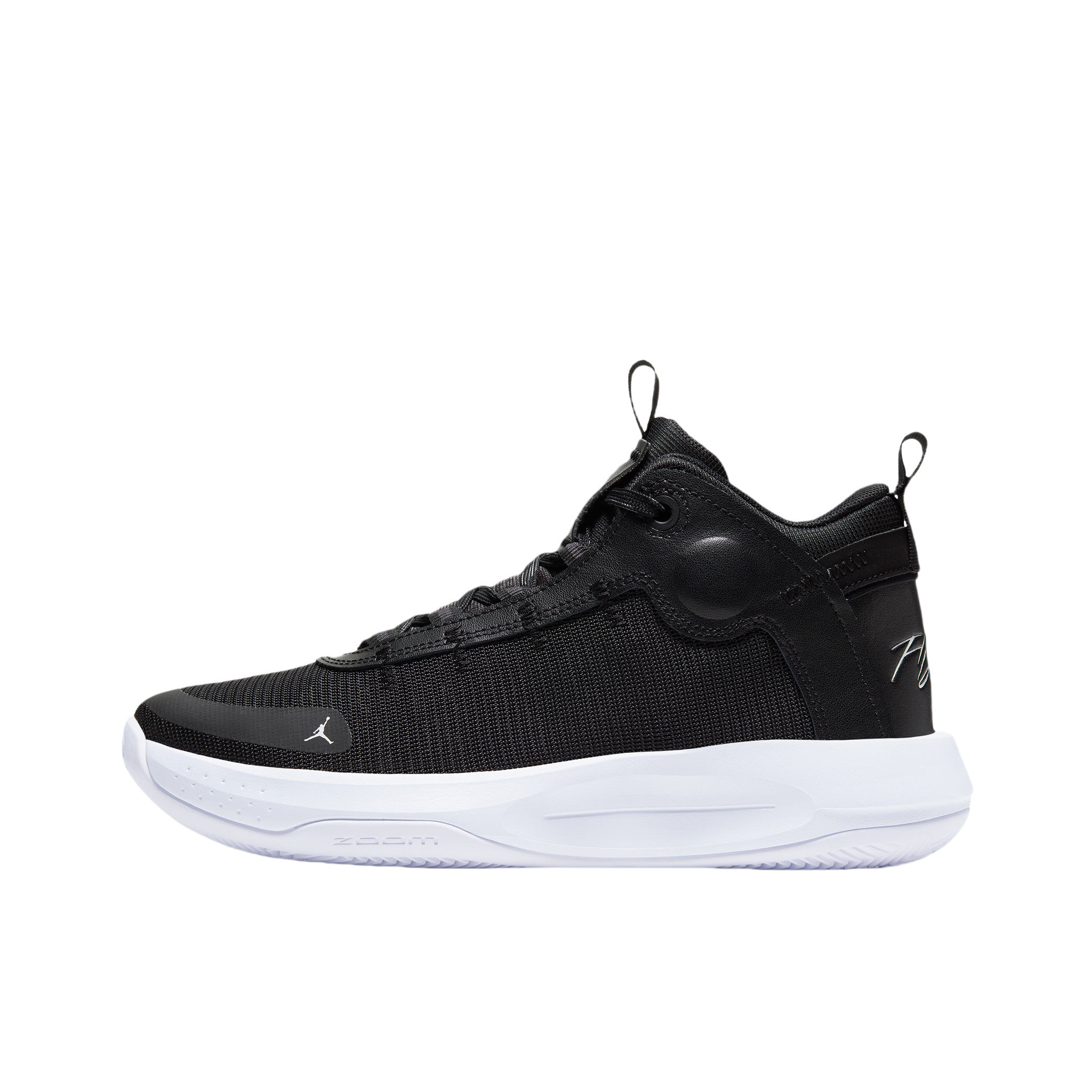 推荐商品：Jordan Jumpman 2020 实战训练 缓震回弹 防滑耐磨 复古简约 网布 篮球鞋 Black White 男款/黑色/白色