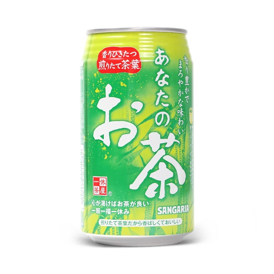 推荐商品：Sangaria 绿茶风味饮料 340g 罐装