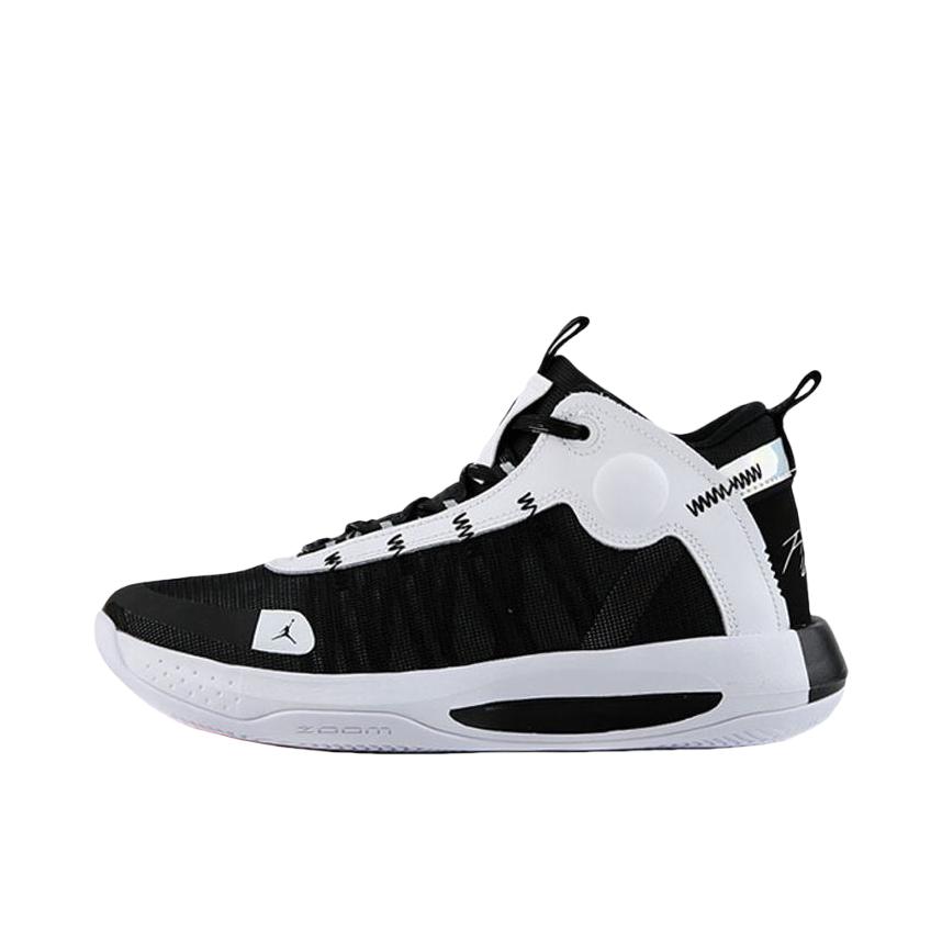 推荐商品：Jordan Jumpman 2020 实战训练 缓震回弹 防滑耐磨 复古简约 网布 篮球鞋 黑色/白色