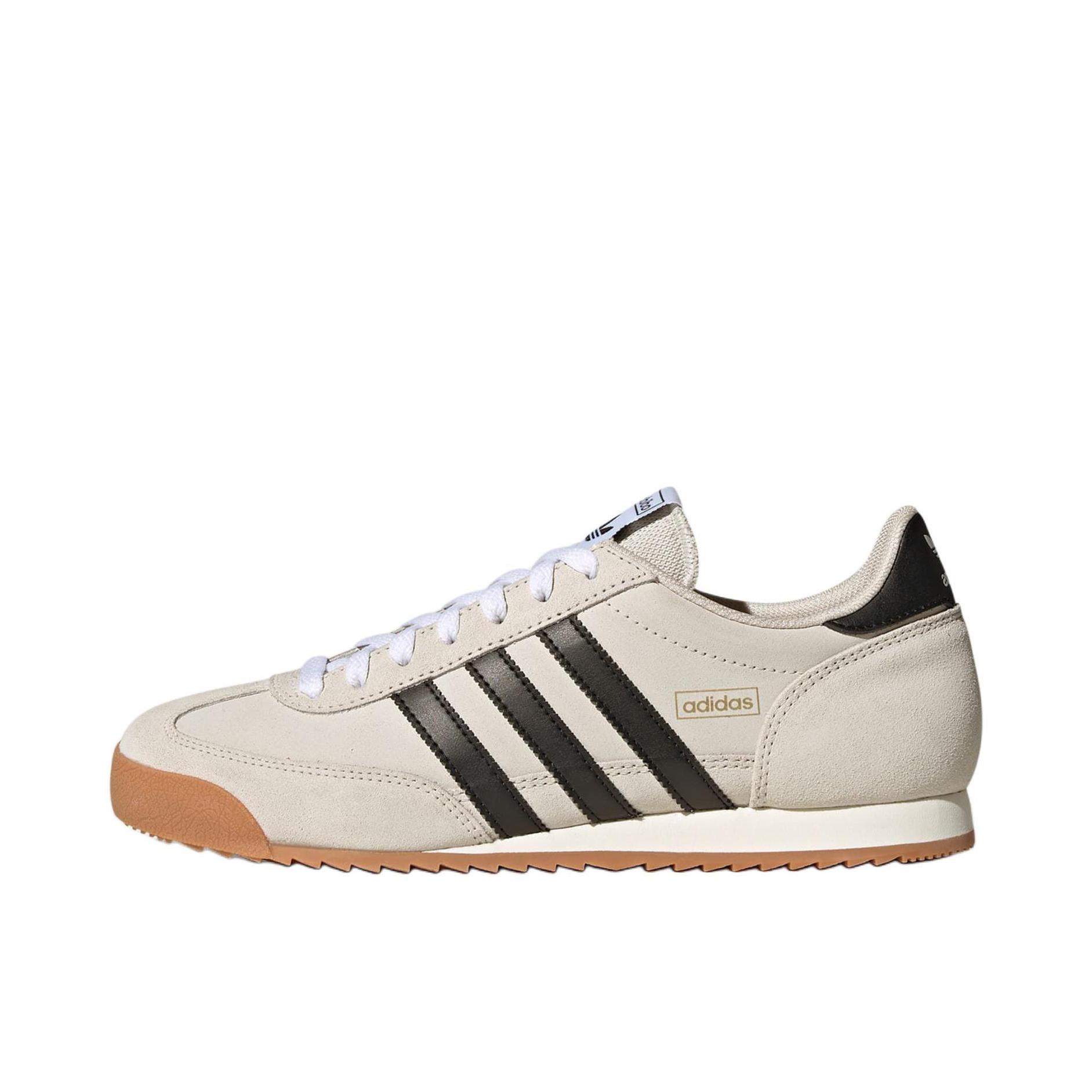 推荐商品：adidas R71 防滑耐磨 减震轻便 舒适 复古 薄底 T头鞋 德训鞋 运动休闲鞋 米色