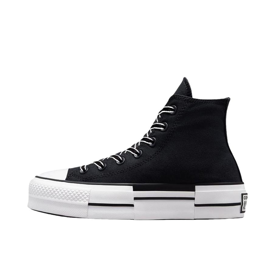 推荐商品：Converse/匡威 Chuck Taylor All Star Lift 帆布鞋 简约复古经典防滑耐磨舒适厚底圆头甜酷贴合松糕底流光风 女款/乌黑色