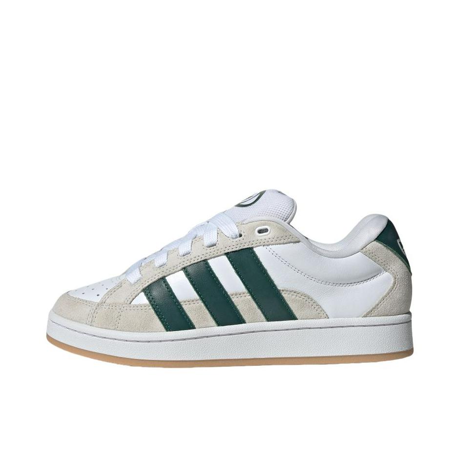 推荐商品：adidas Campus 00s Beta 板鞋 防滑耐磨低帮系带舒适百搭潮流贴合 白色/森林绿/轨道灰