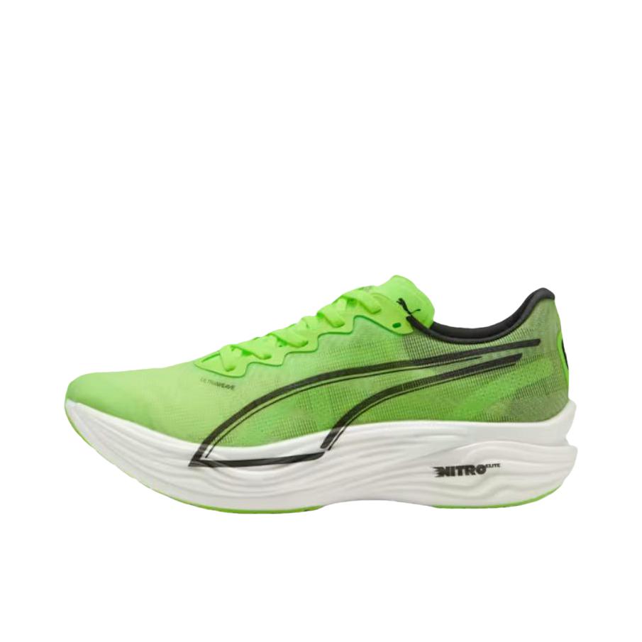 推荐商品：Puma/彪马 Deviate Nitro Elite 3 彪破精英 碳板 缓震回弹 舒适透气 防滑耐磨 健步 跑鞋 HYROX联名/男款/绿色
