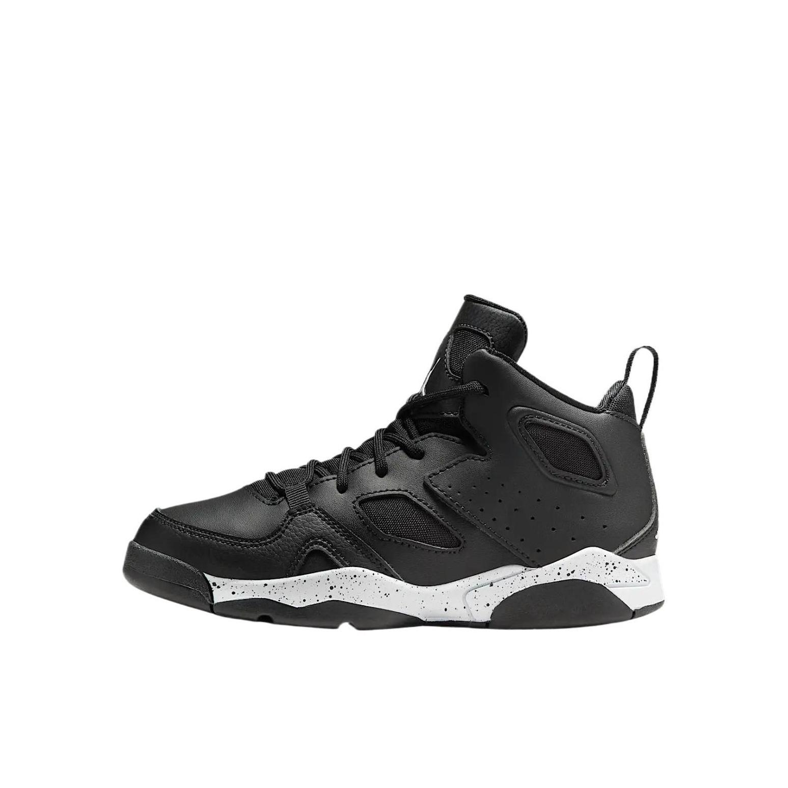 推荐商品：Jordan Flight Club 91 防滑耐磨减震轻便 运动鞋儿童 小童/黑色/白色 