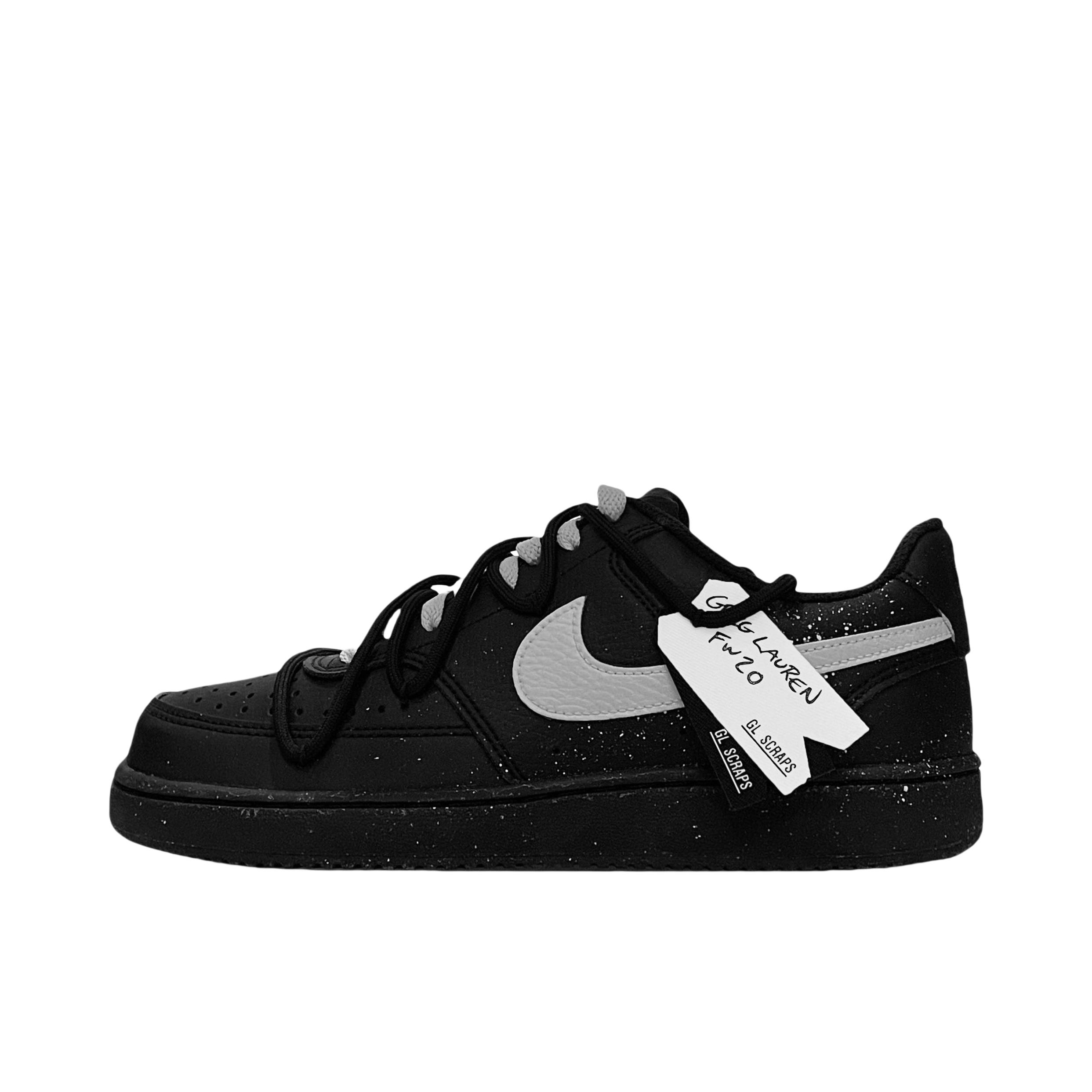 推荐商品：【定制球鞋】 Nike Court Vision 1 板鞋 防水美式简约防滑减震复古 曜月银灰 
