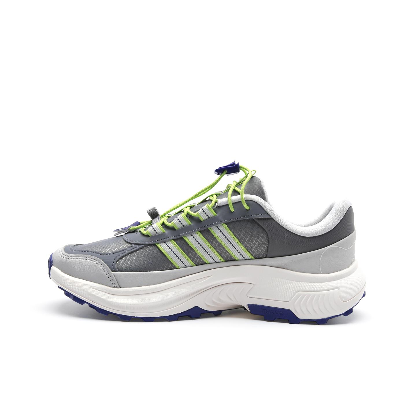 推荐商品：adidas Roam Wander 跑鞋 减震透气防滑耐磨舒适低帮橡胶时尚潮流抓地 浅灰色/蓝色/紫色/柠檬黄