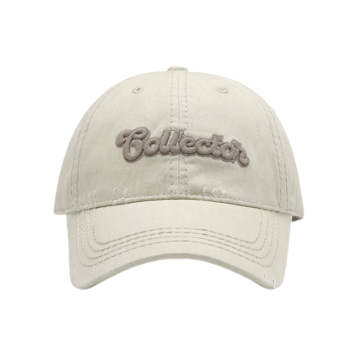 推荐商品：BAIJUAN/白卷 简约字母刺绣休闲软顶弯檐鸭舌帽 B2502BQM4246
