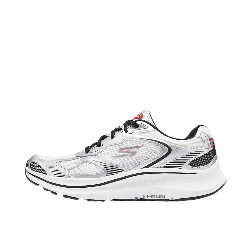 推荐商品：Skechers/斯凯奇 Go Run Consistent 2.0 缓震回弹 防滑耐磨 网面透气 舒适百搭 慢跑 跑鞋 白色/黑色