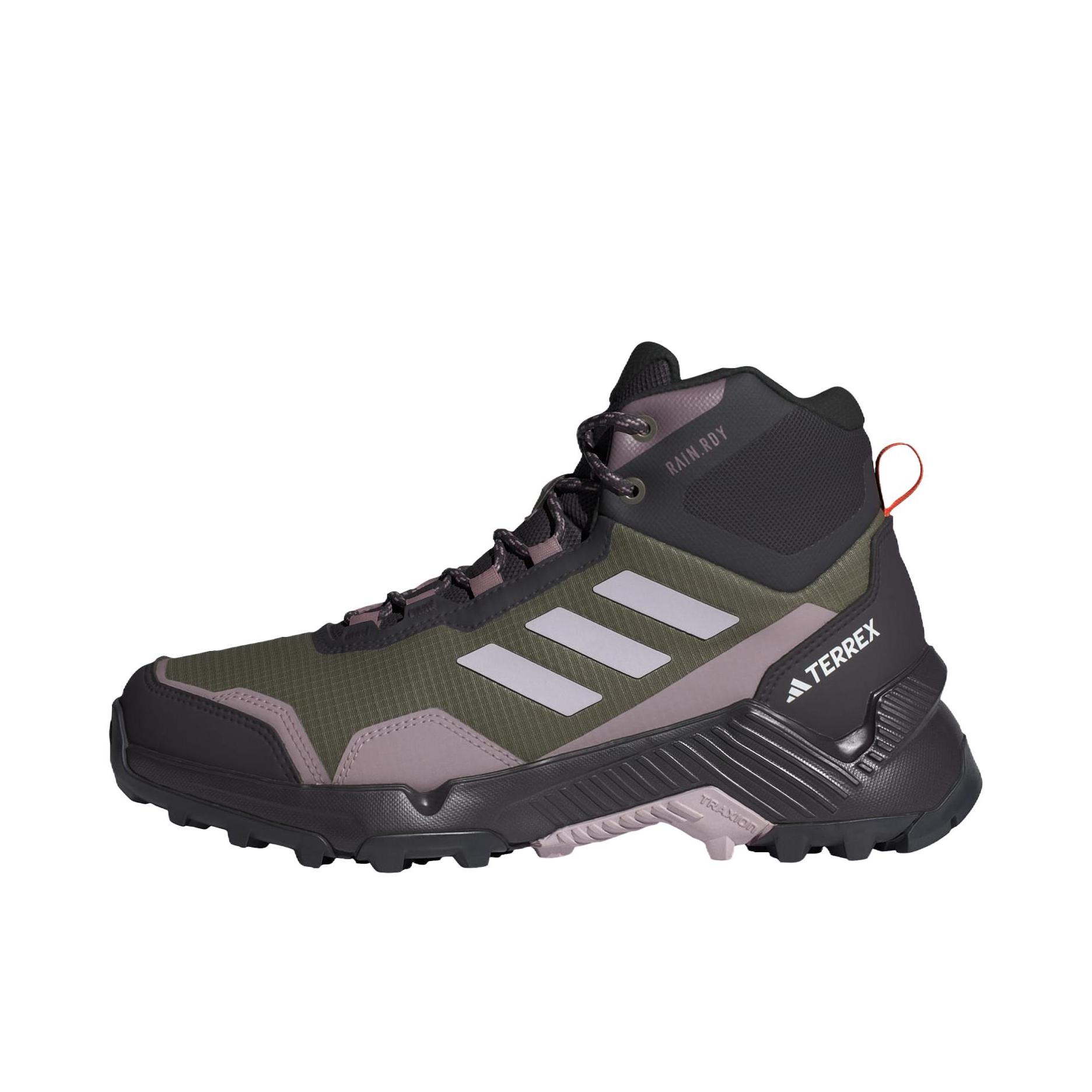 推荐商品：adidas Terrex Eastrail 2.0 防滑耐磨 中帮 徒步鞋 绿色/黑色