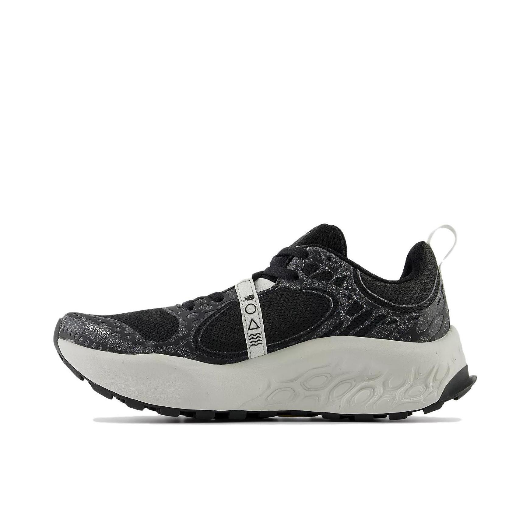 推荐商品：New Balance Fresh Foam X Hierro v8 跑鞋 轻量舒适缓震防滑耐磨轻便低帮圆头百搭时尚 黑色/灰色