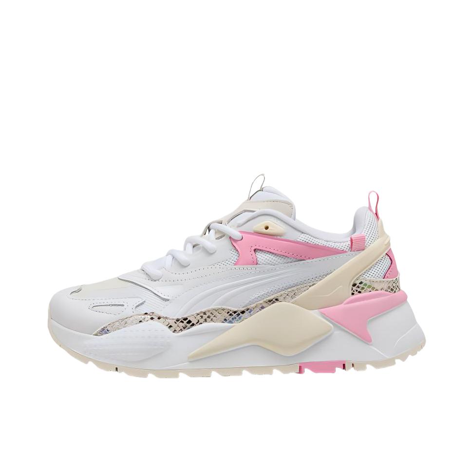 推荐商品：Puma/彪马 RS-X Efekt 运动休闲鞋 网面耐磨减震防滑复古百搭透气舒适圆头 女款/白色/粉色