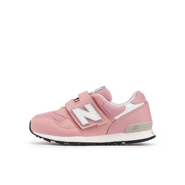 推荐商品：New Balance 313 网面透气 减震回弹 防滑耐磨 舒适百搭 魔术贴 耐用 儿童运动鞋 小童/粉色/白色