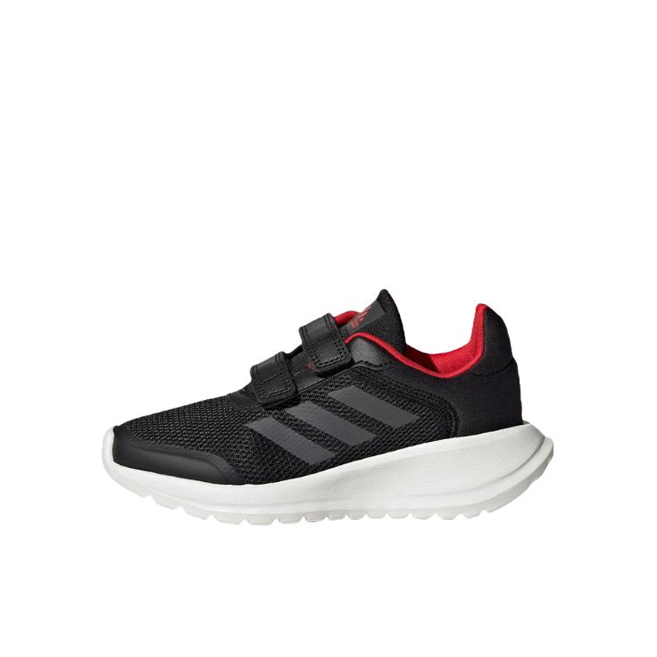 推荐商品：adidas TENSUAR Run 网面 防滑耐磨 百搭休闲 舒适轻便 运动鞋 跑步鞋儿童 小童/黑色/红色/白色