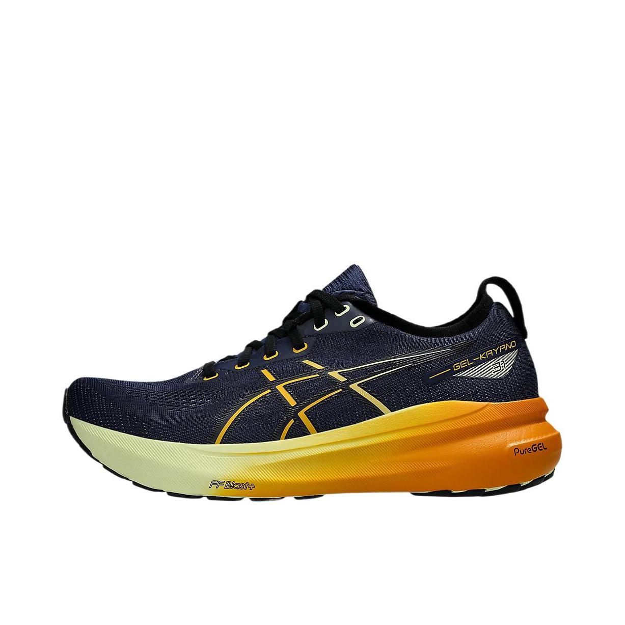 推荐商品：Asics/亚瑟士 Gel-Kayano 31 跑鞋 稳定足弓支撑轻便缓震长跑轻量回弹 靛蓝色