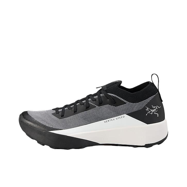 推荐商品：Arc'teryx/始祖鸟 Vertex Speed 越野跑鞋 时尚耐用低帮 黑色/丝绸白